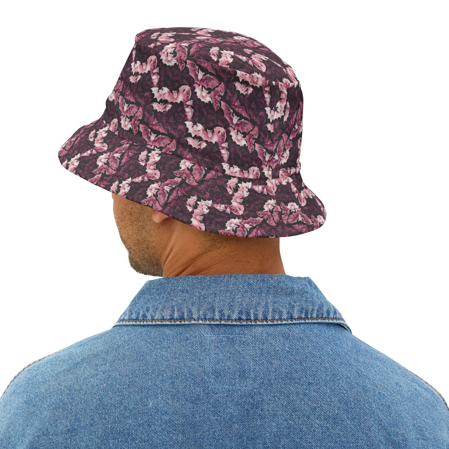Floral Print Bucket Hat, Summer Accessory, Trendy Hat for Beach Days, Stylish Hat for Outdoor Events, Gift for Nature Lovers