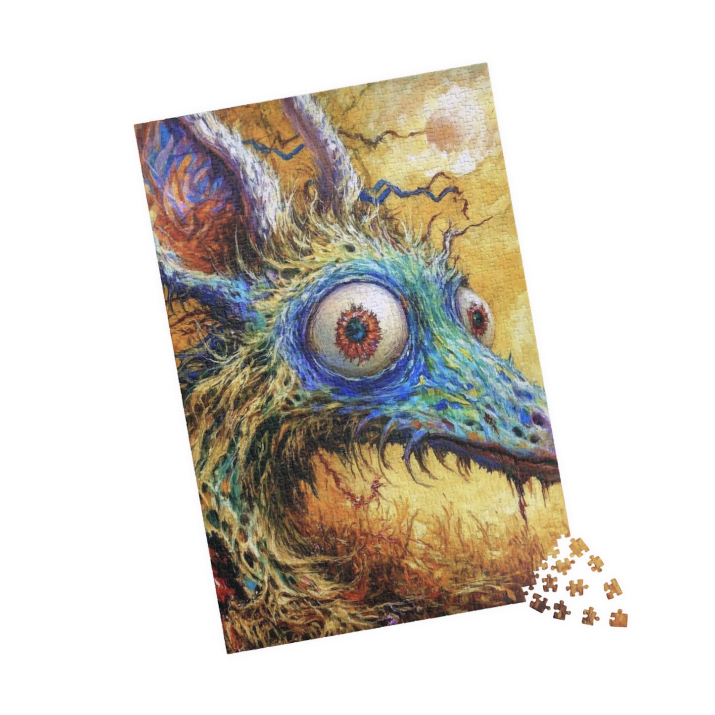 Whimsical Creature Puzzle, Unique Art Jigsaw, Gift for Puzzle Lovers, Home Decor, Family Game Night