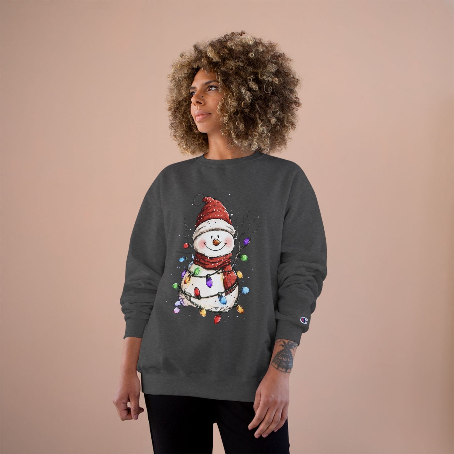 Cozy Holiday Sweatshirt Featuring a Cheery Snowman, Christmas Gift, Winter Apparel, Festive Sweater, Cute Holiday Clothing, Winter Fashion