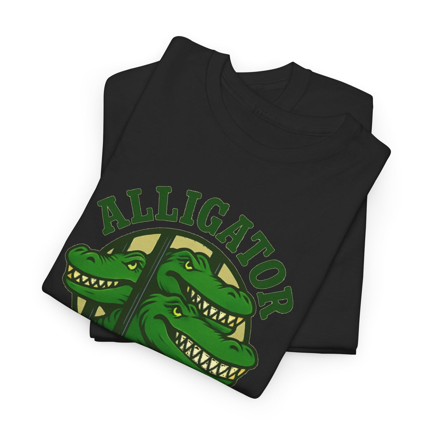 Alligator Alcatraz Unisex Heavy Cotton Tee, Fun Graphic Tee, Casual Wear, Gift for Animal Lovers, Summer Fashion, Unique T-Shirt