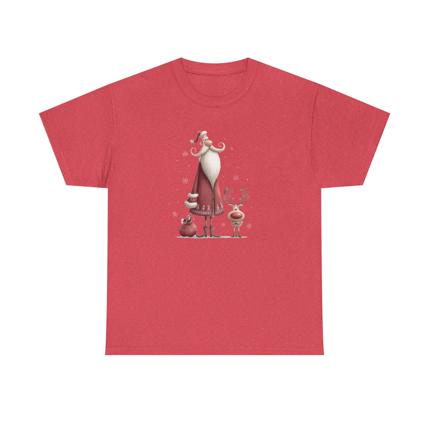 Christmas Cheer Unisex Heavy Cotton Tee, Holiday Gift
