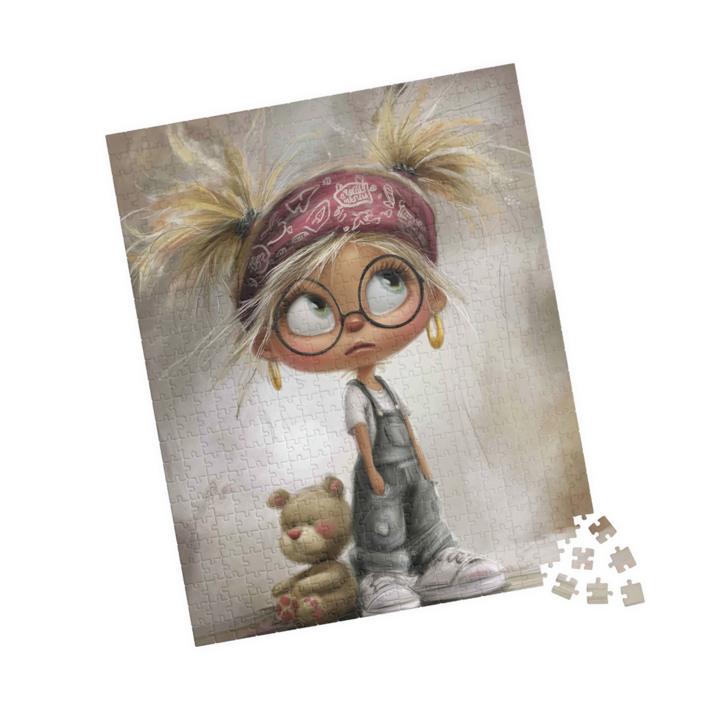 Charming Artwork Puzzle, Fun Family Activity, Gift for Kids, Unique Home Decor, Stress Relief Puzzle