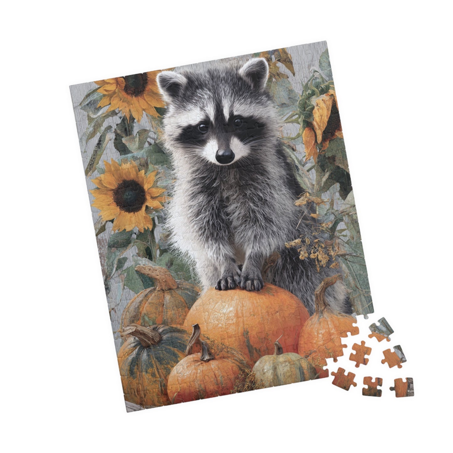 Autumn Raccoon Puzzle