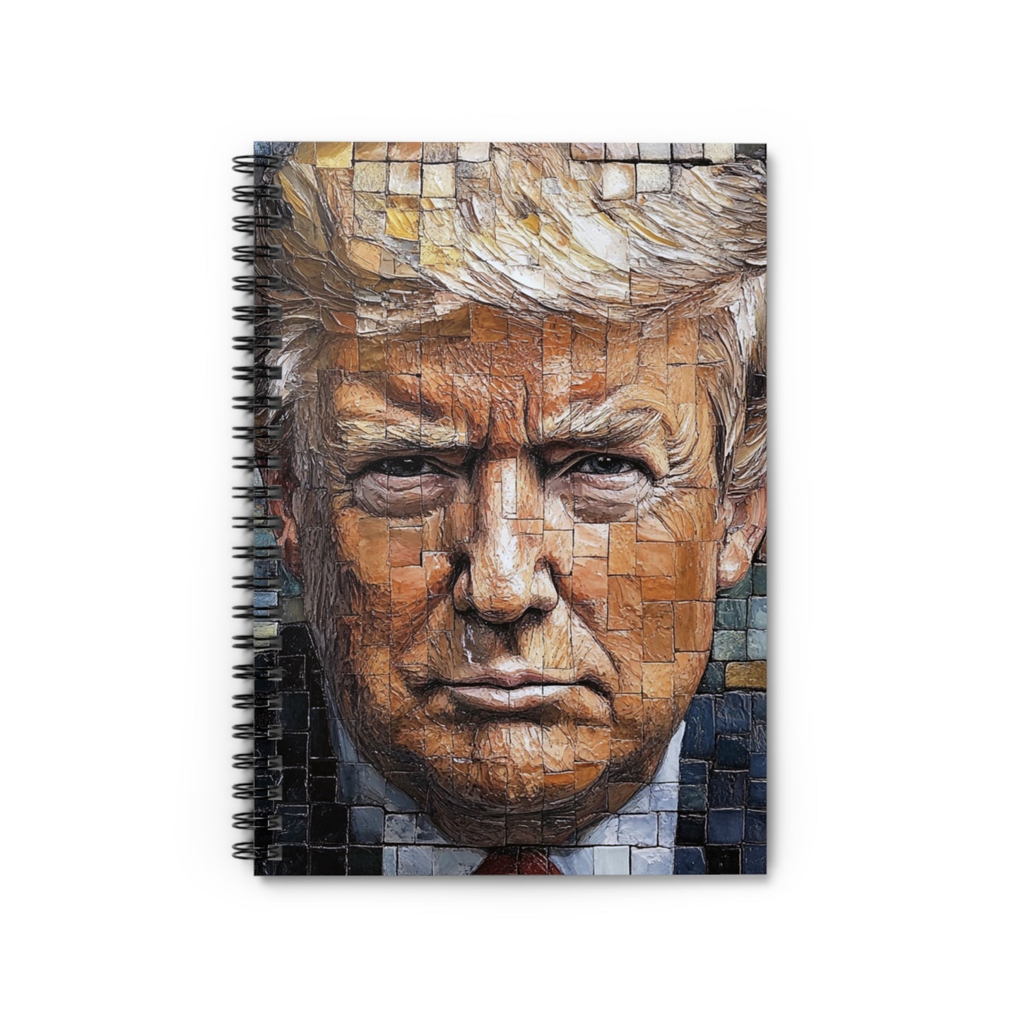 Artistic Spiral Notebook - Ruled Line with Portrait Design, Unique Gift for Art Lovers, Creative Journaling, Personal Notebook, Drawing Aid