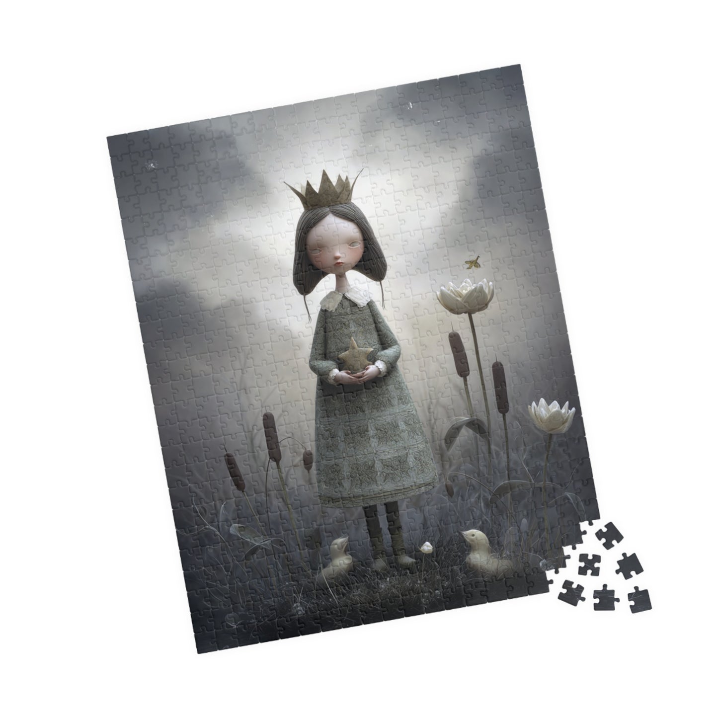 Halloween Girl Art Puzzle - Enchanting Kingdom Design, 110-1014 Pieces, Perfect for Family Game