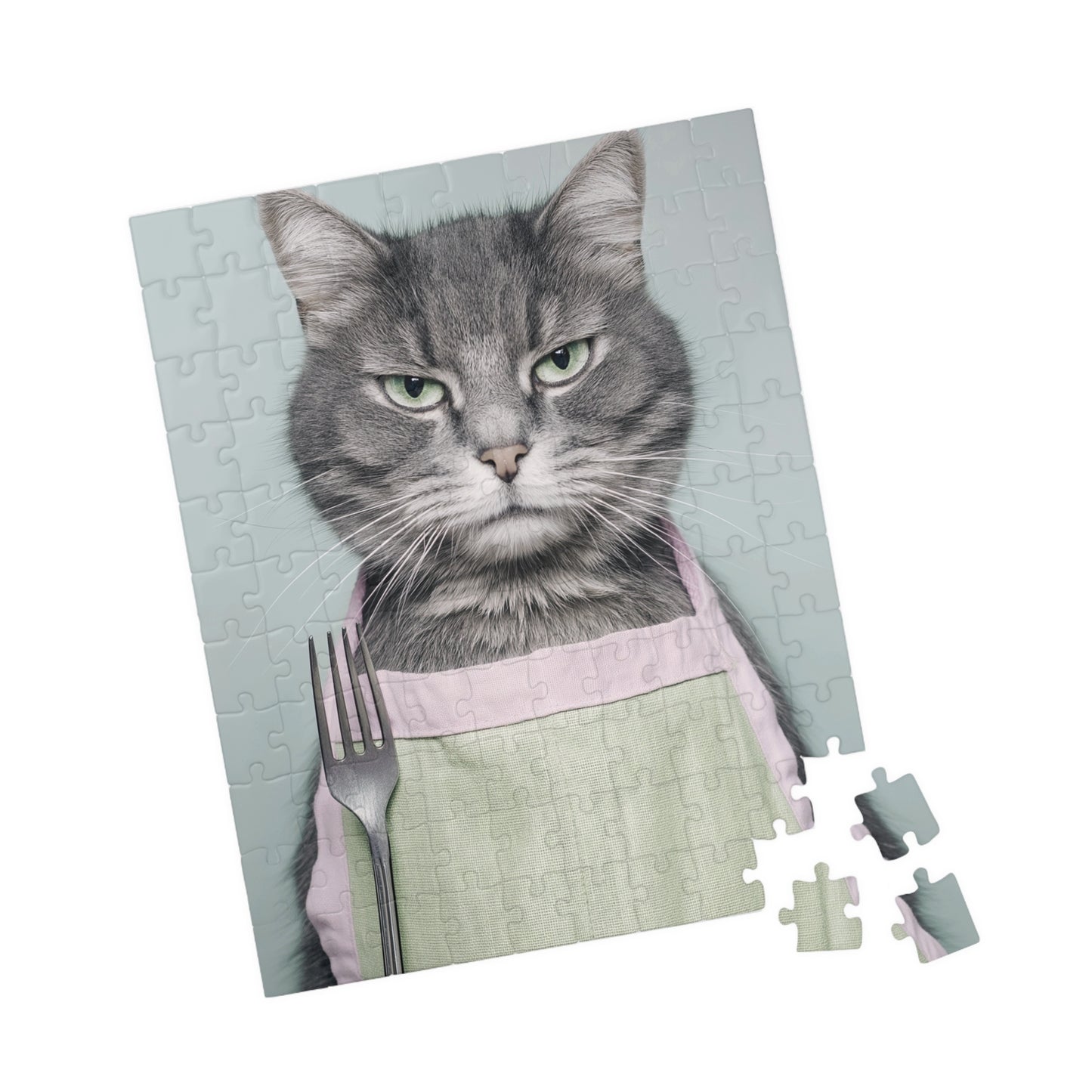 Whimsical Cat-Themed Puzzle, Fun Family Activity, Feline Gift, Cat Lover Décor, Unique Home Entertainment, Playful Challenge