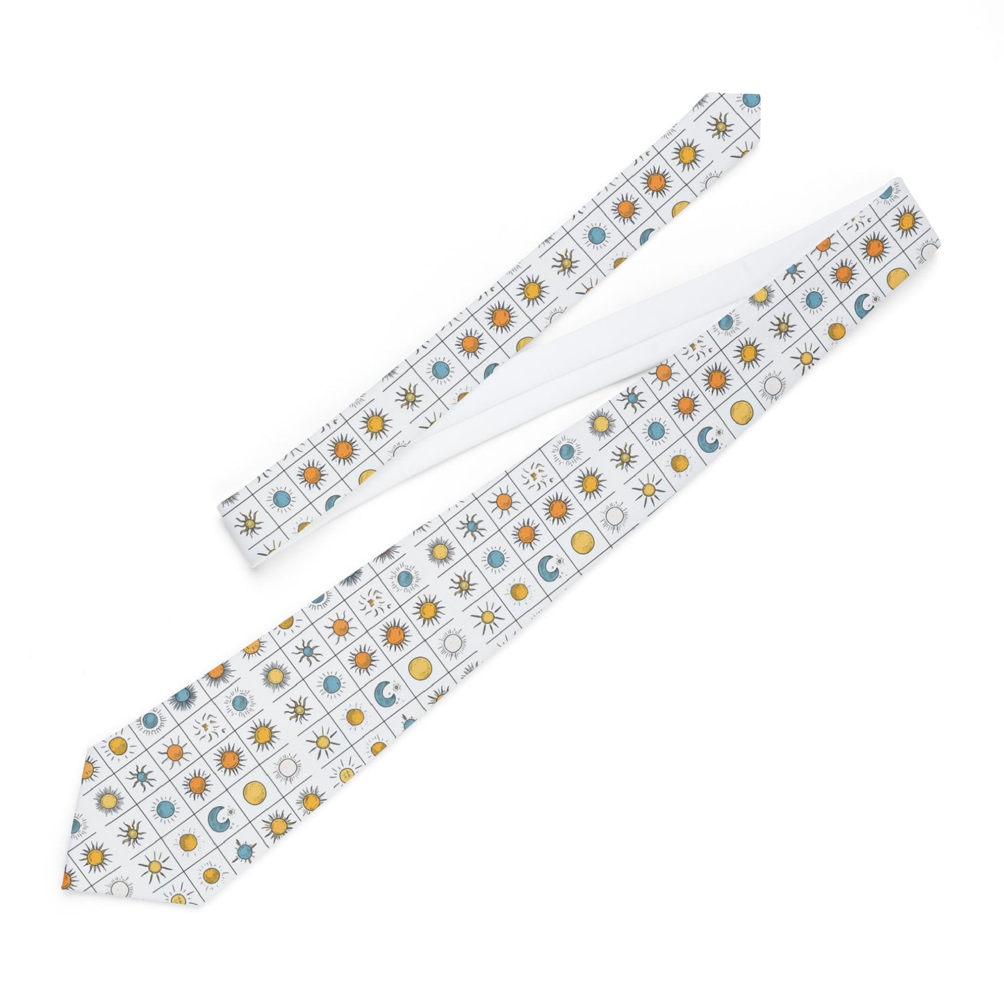 Celestial Necktie - Unique Tie for Men, Astrology Gift, Father's Day, Formal Wear, Statement Piece