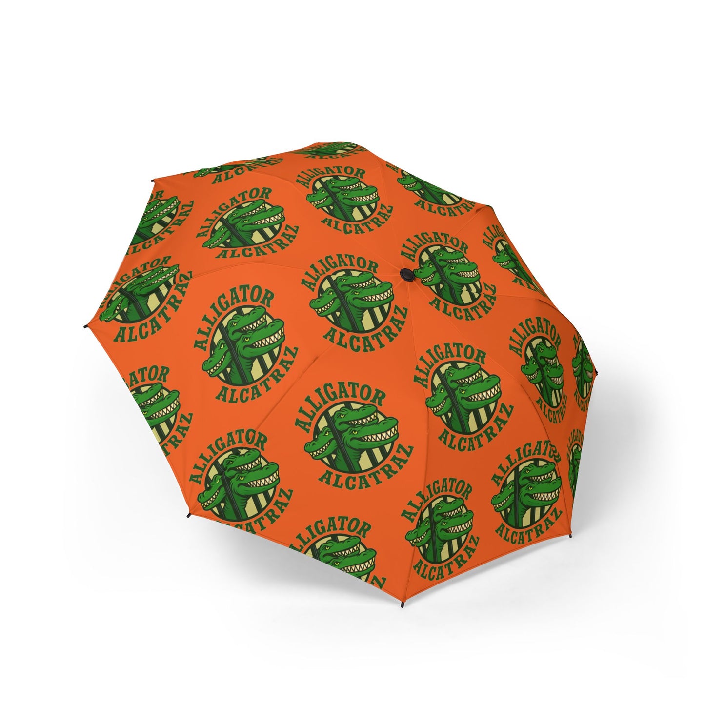Alligator-themed Foldable Umbrella, Cute Rain Protection for Alligator Alcatraz