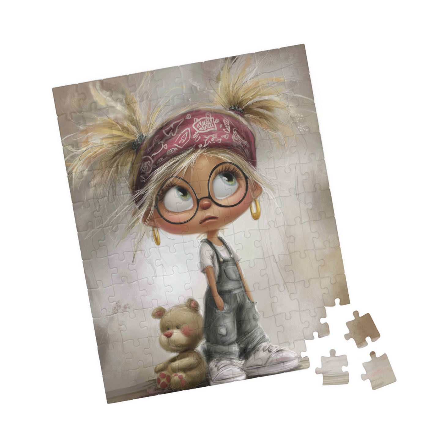 Charming Artwork Puzzle, Fun Family Activity, Gift for Kids, Unique Home Decor, Stress Relief Puzzle