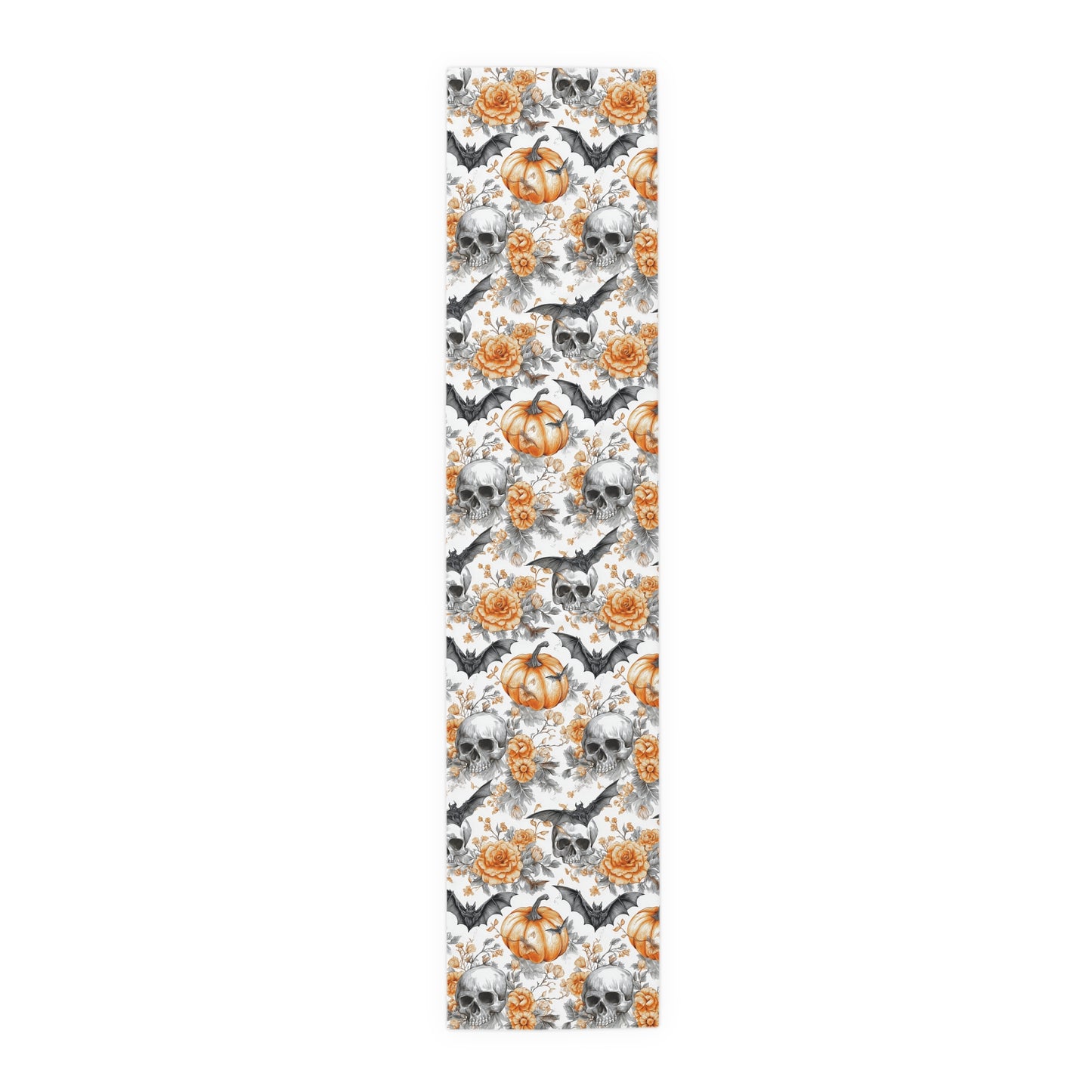 Spooky Elegance Table Runner - Halloween Decor, Fall Table Centerpiece, Cotton Tablecloth, Party Decoration, Autumn Theme