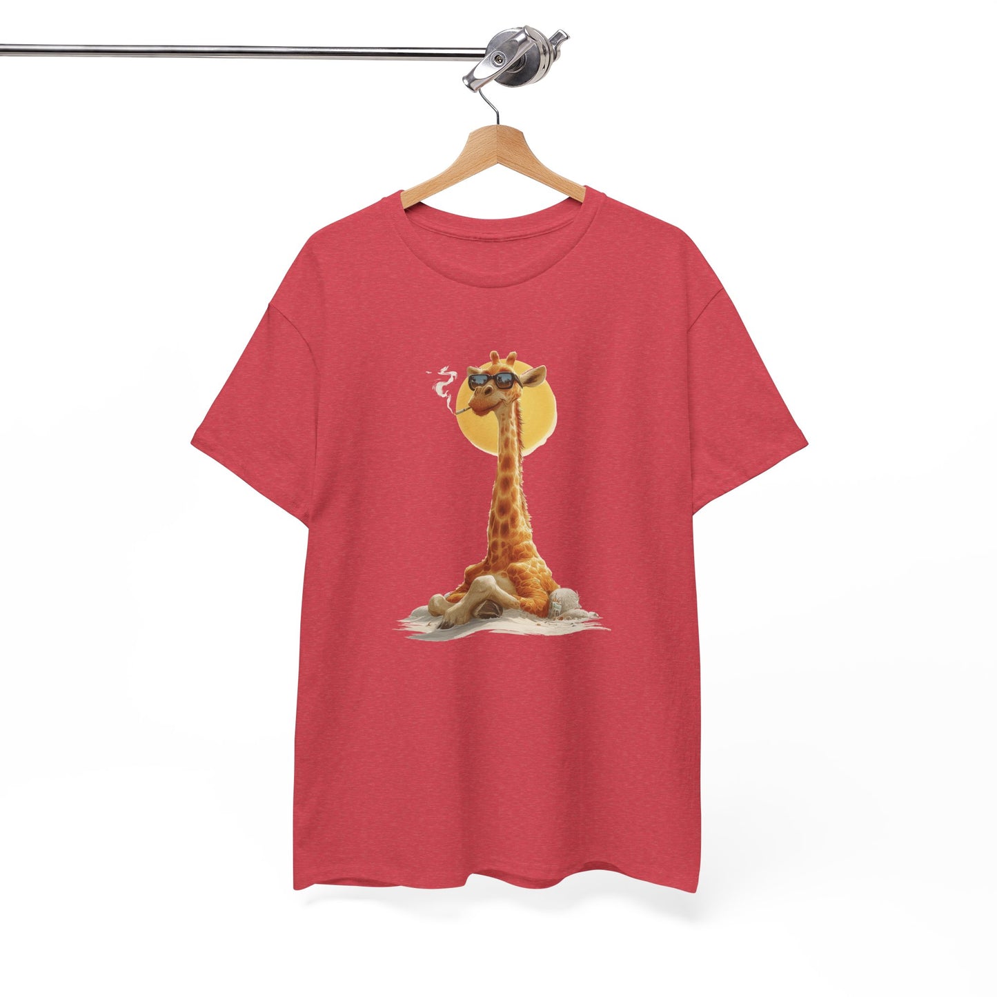 Cool Giraffe Graphic Tee, Unisex Funny Shirt, Casual Summer Top