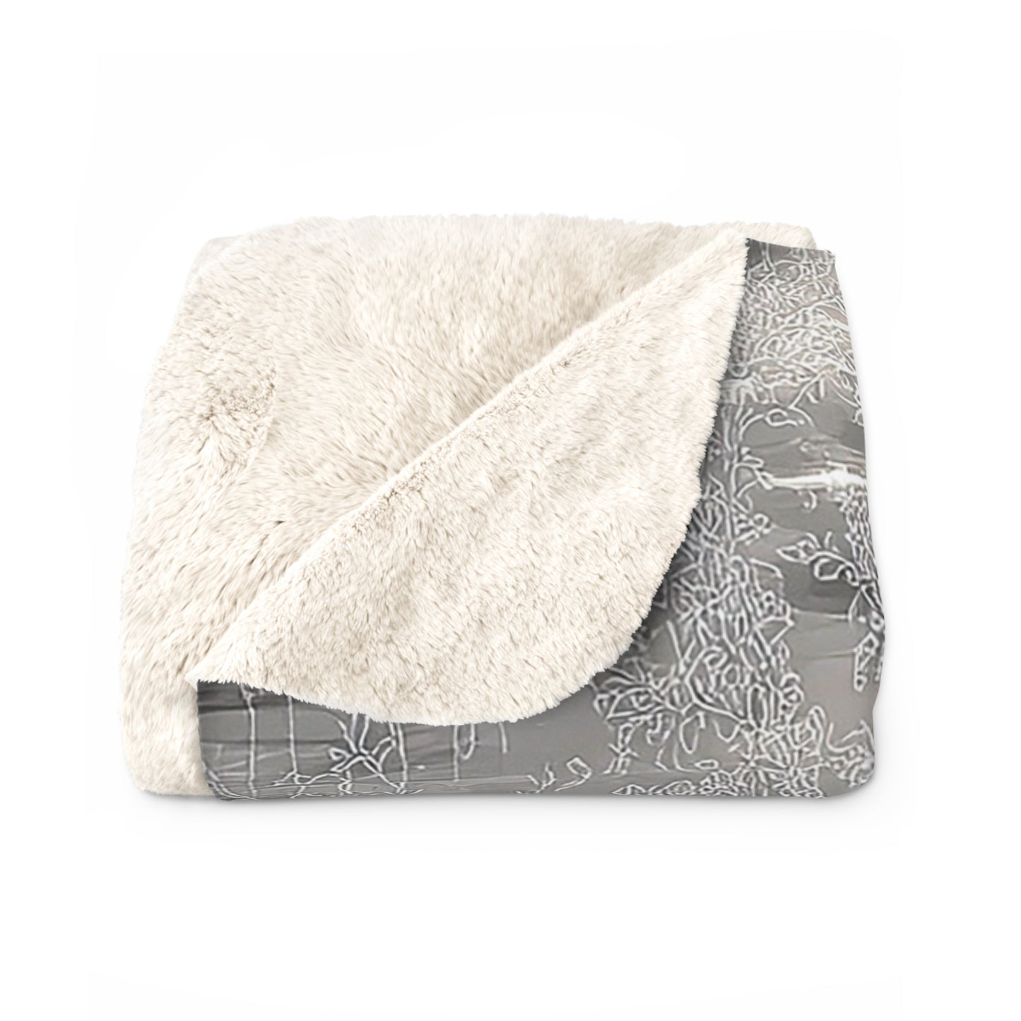Silver Castles | Sherpa Fleece Blanket | Fantasy Gift
