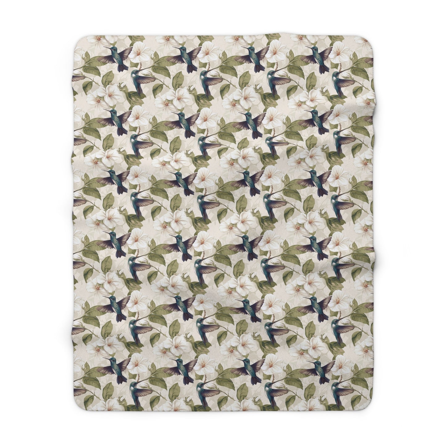 Cozy Floral Sherpa Fleece Blanket | Perfect Gift for Home Decor, Picnics, Snuggling, and Seasonal Celebrations