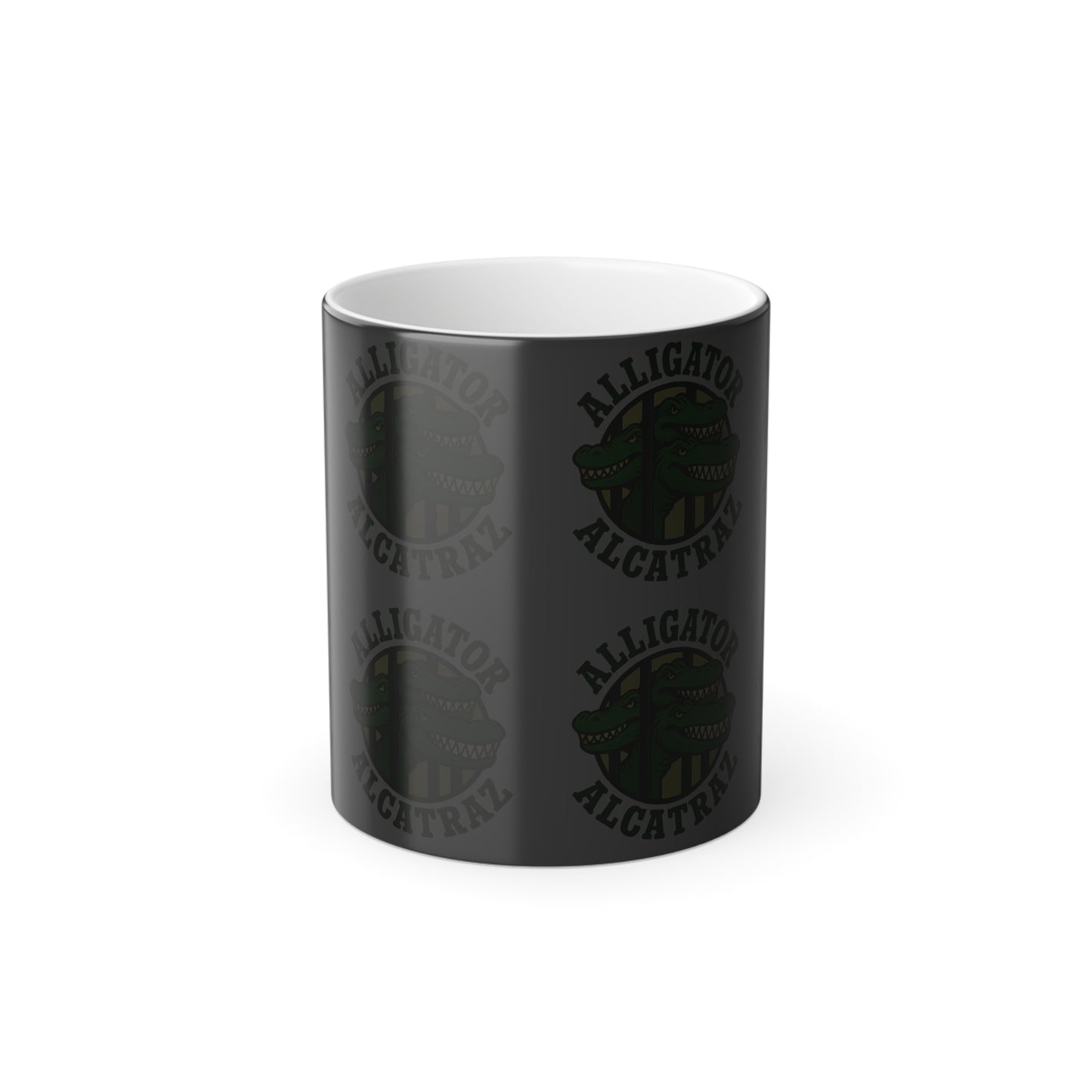 Color Morphing Mug with Alligator Alcatraz Design - Fun Gift for Trump Lovers, Unique Coffee Gift