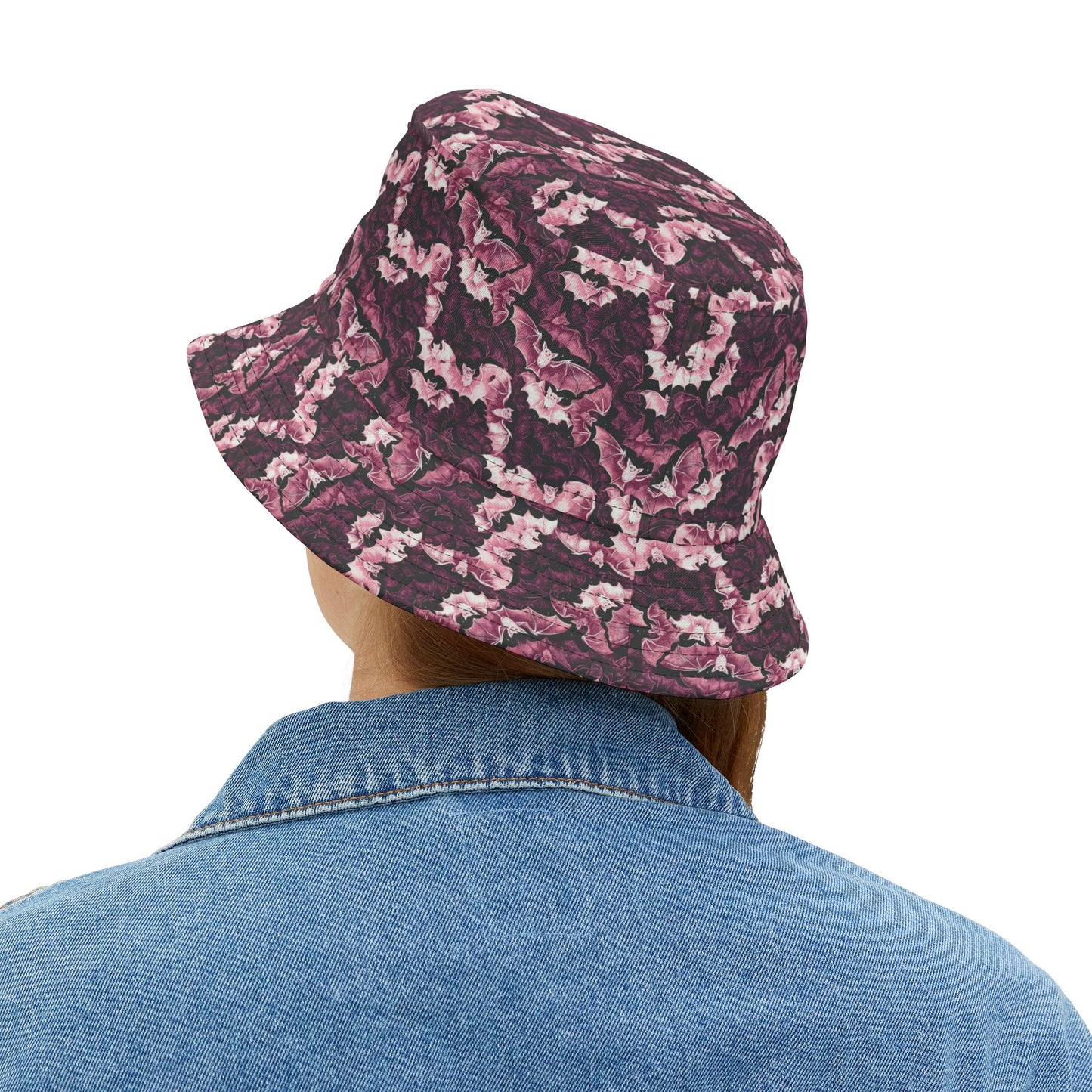 Floral Print Bucket Hat, Summer Accessory, Trendy Hat for Beach Days, Stylish Hat for Outdoor Events, Gift for Nature Lovers