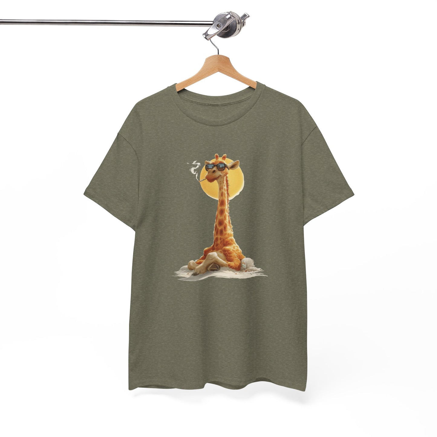 Cool Giraffe Graphic Tee, Unisex Funny Shirt, Casual Summer Top