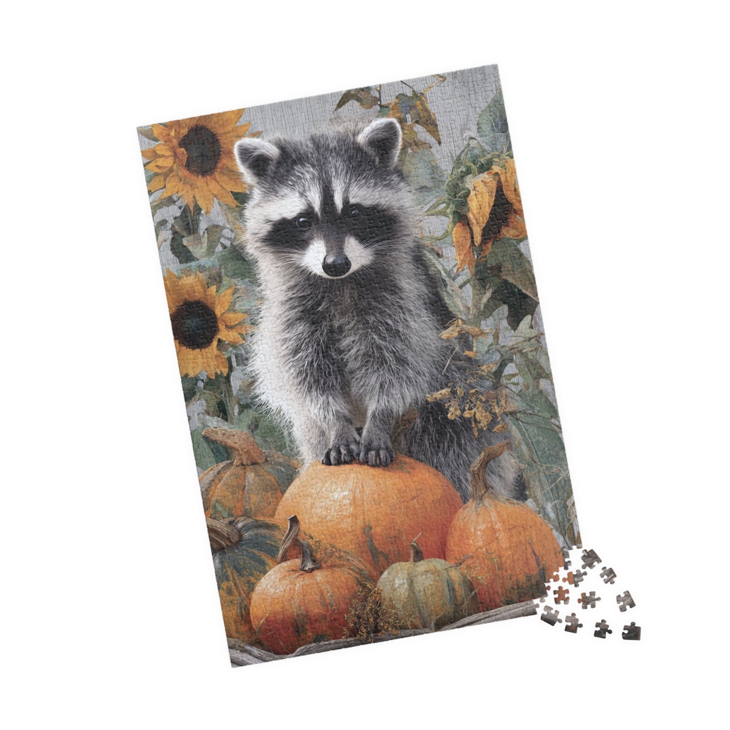 Autumn Raccoon Puzzle