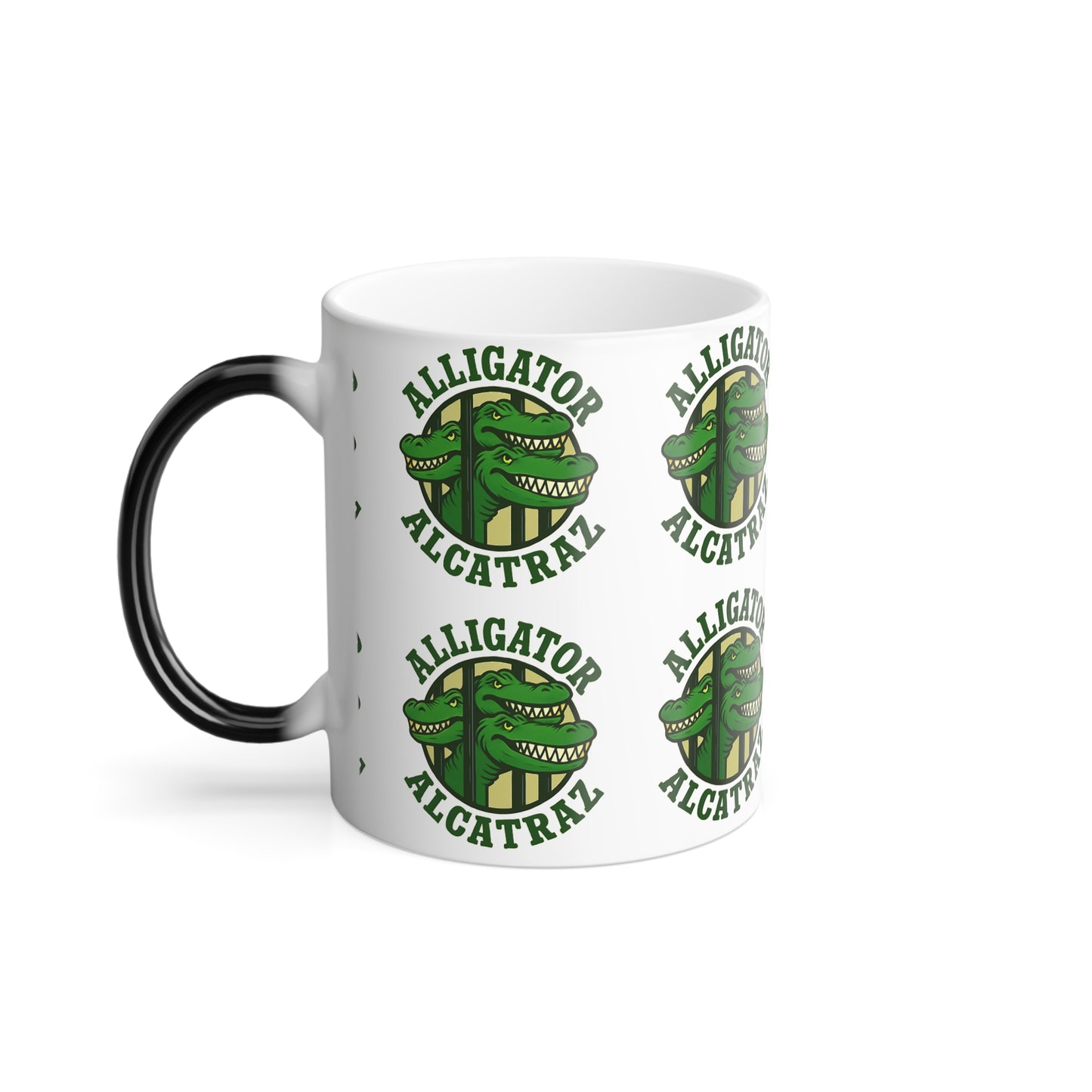 Color Morphing Mug with Alligator Alcatraz Design - Fun Gift for Trump Lovers, Unique Coffee Gift