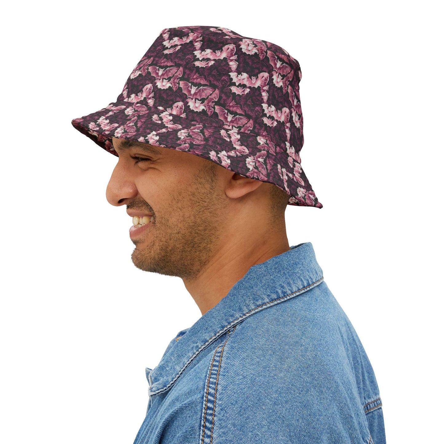 Floral Print Bucket Hat, Summer Accessory, Trendy Hat for Beach Days, Stylish Hat for Outdoor Events, Gift for Nature Lovers