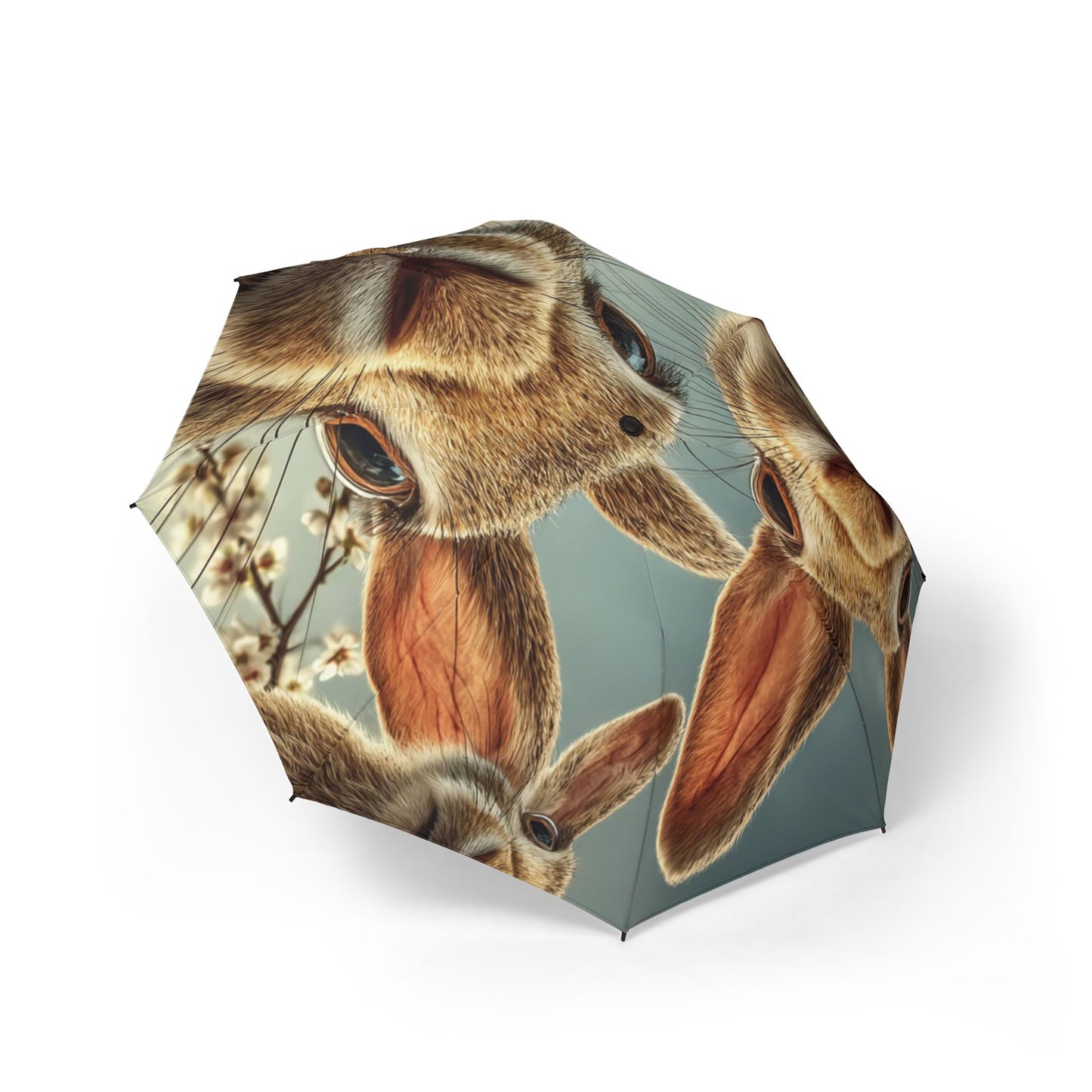 Charming Rabbit-Themed Umbrella | Cute Animal Gift, Rainy Day Essential, Unique Decor