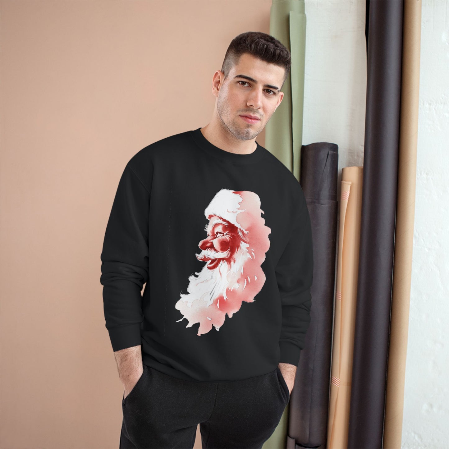 Champion Sweatshirt - The True Santa Mom and Dad Unisex Design