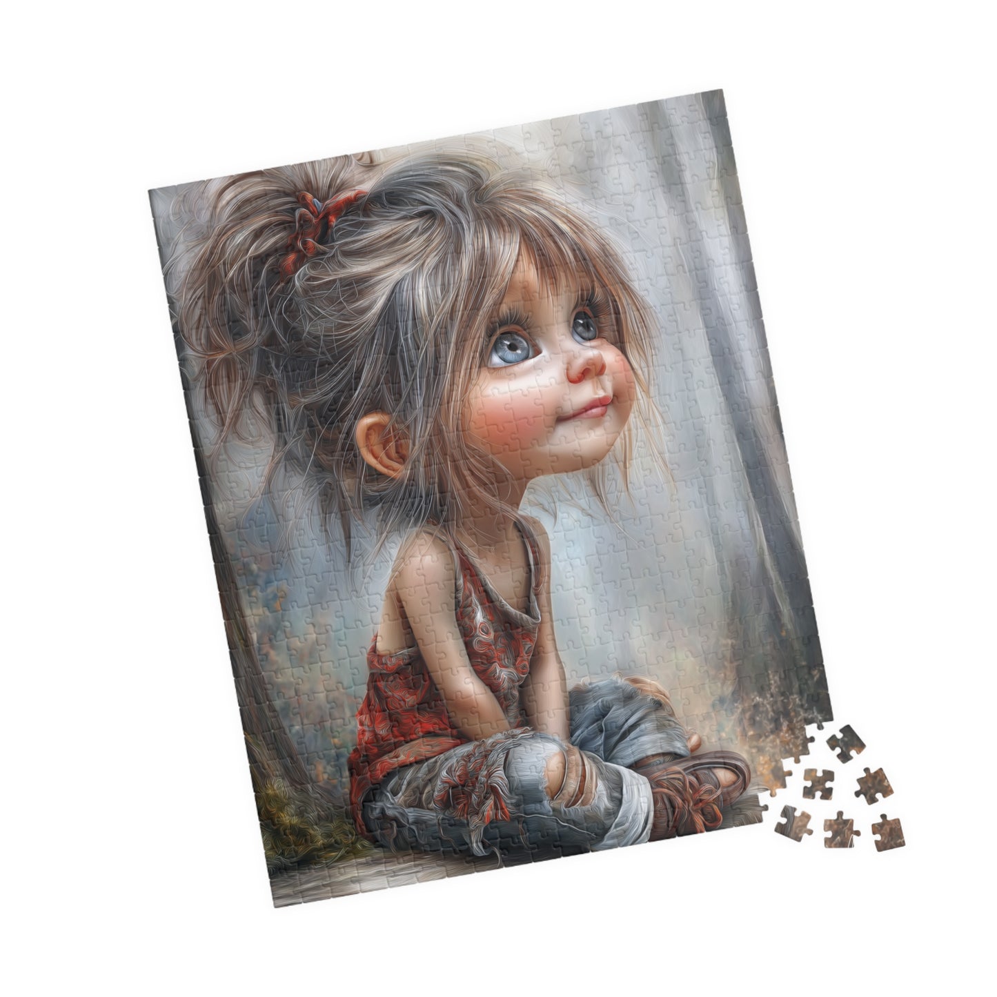 Charming Child Puzzle - 110, 252, 520, 1014-piece Jigsaw, Relaxing Family Activity, Great Gift for Kids, Birthday Fun, Home Decor