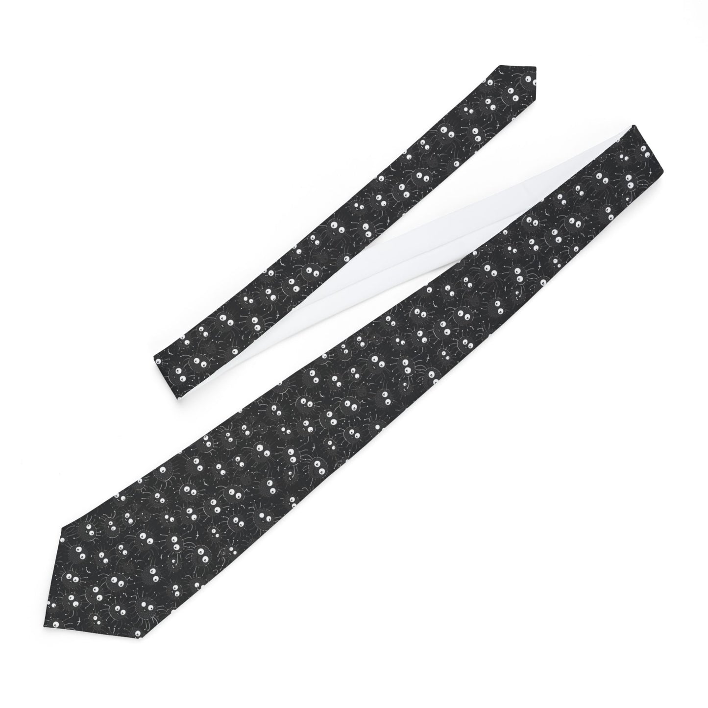 Necktie - Spooky Halloween Spiders Design