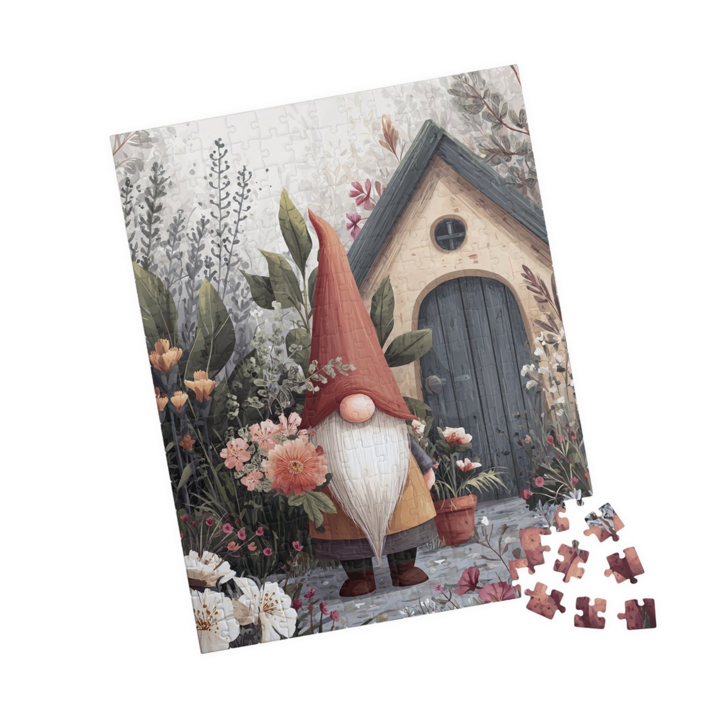 Autumn Gnome Puzzle: 110, 252, 520, 1014-piece, Fun Family Activity, Gift for Garden Lovers, Perfect for Gatherings