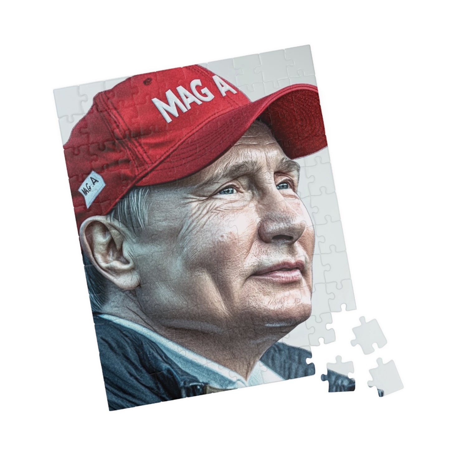 President Putin Puzzle featuring MAGA Theme - Fun Games, Unique Gifts, Family Activity, Wall Art, Collectible