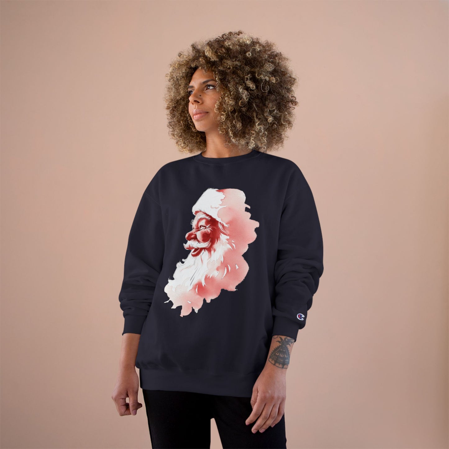 Champion Sweatshirt - The True Santa Mom and Dad Unisex Design