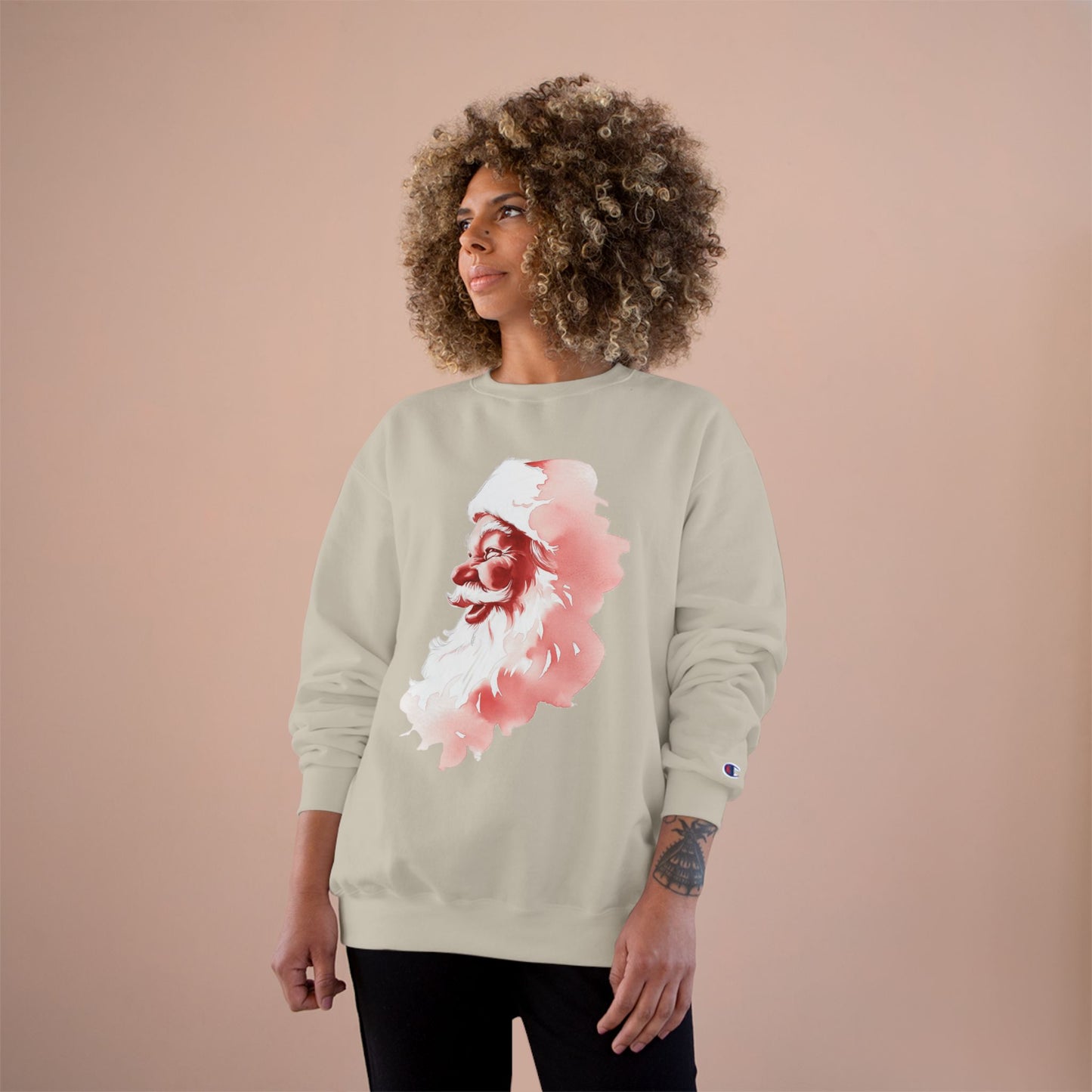 Champion Sweatshirt - The True Santa Mom and Dad Unisex Design