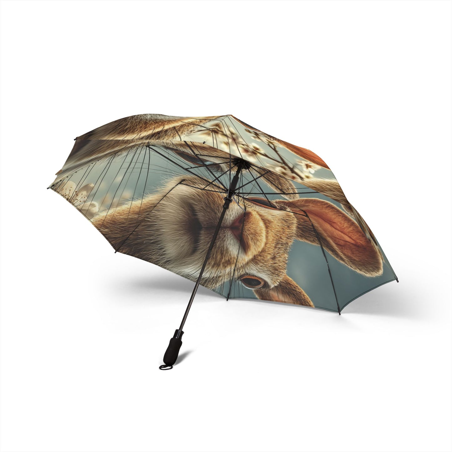 Charming Rabbit-Themed Umbrella | Cute Animal Gift, Rainy Day Essential, Unique Decor