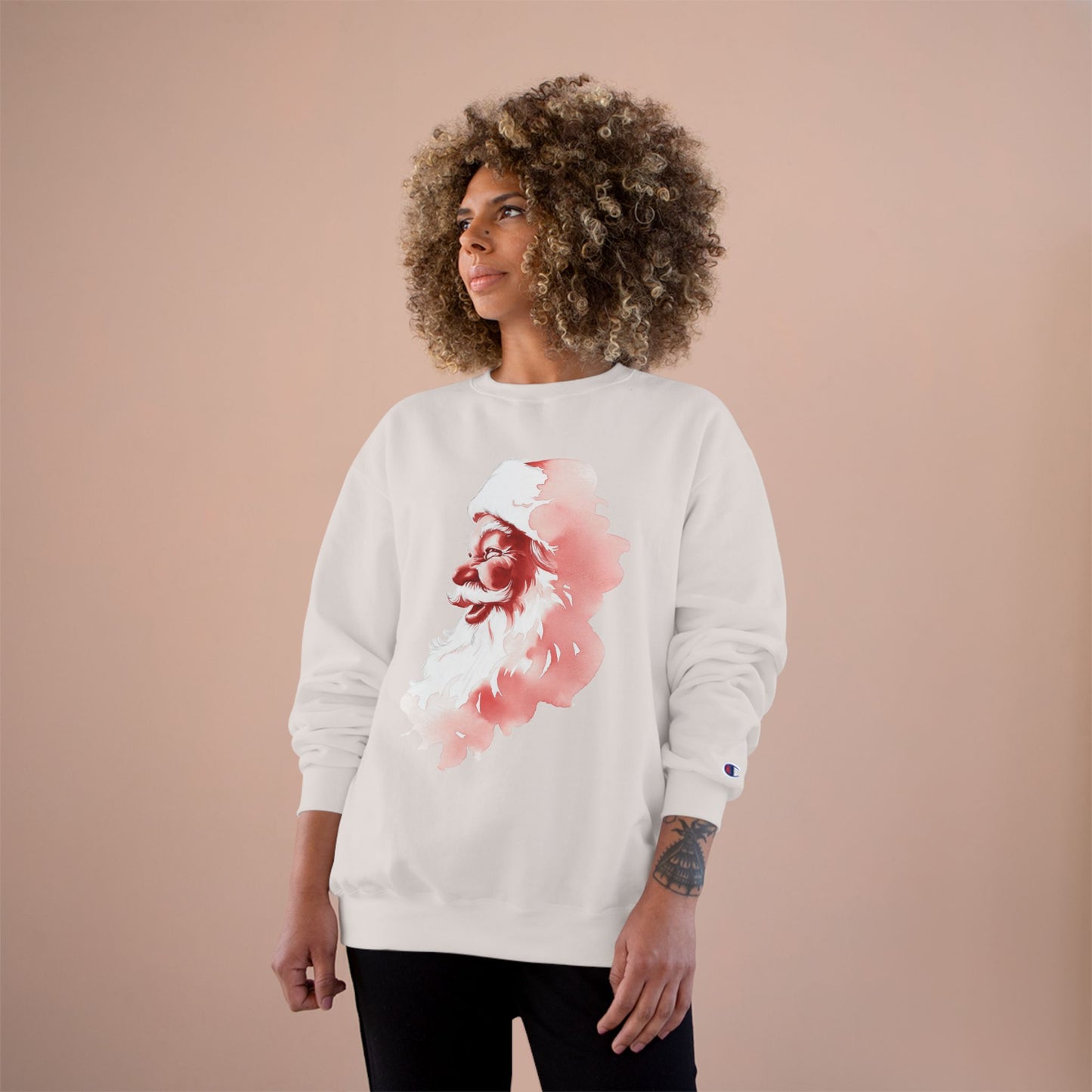 Champion Sweatshirt - The True Santa Mom and Dad Unisex Design