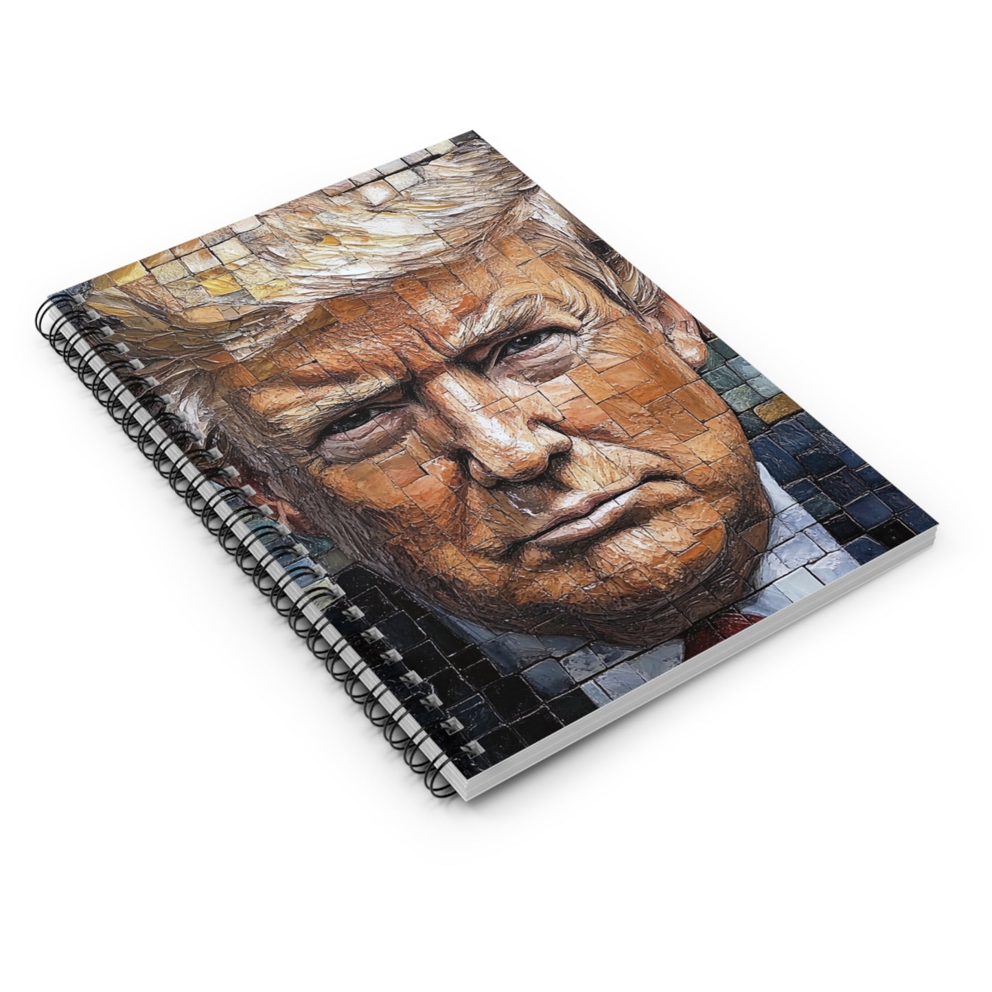 Artistic Spiral Notebook - Ruled Line with Portrait Design, Unique Gift for Art Lovers, Creative Journaling, Personal Notebook, Drawing Aid