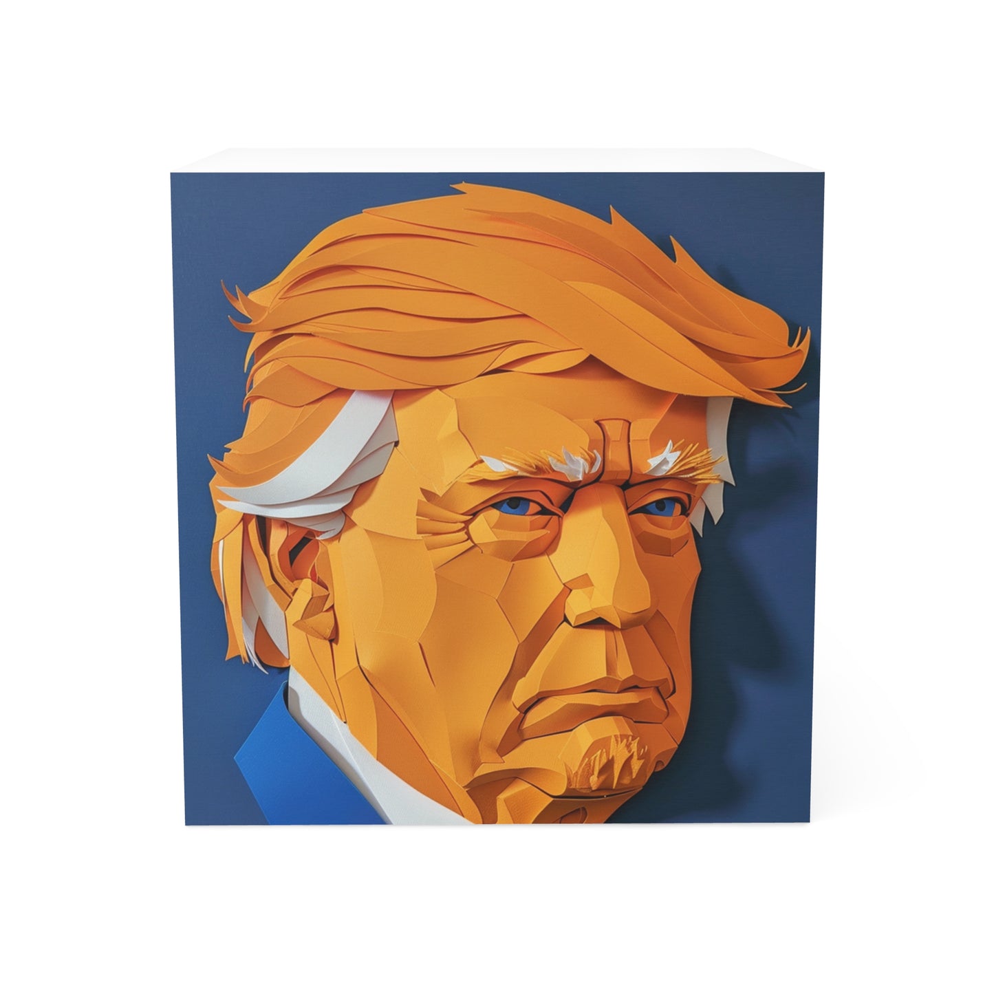 Donald Trump Note Cube, Desk Memo Pad, Quirky Office Accessory, Political Gift, Conversation Starter, Fun Stationery
