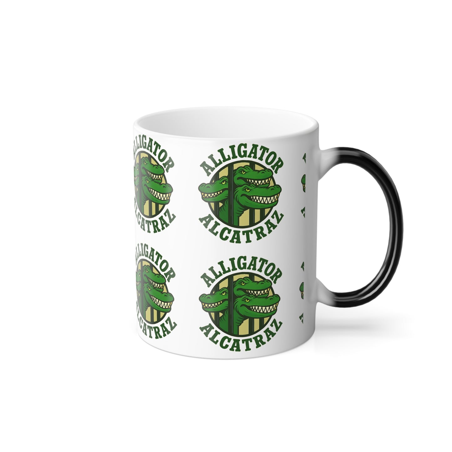 Color Morphing Mug with Alligator Alcatraz Design - Fun Gift for Trump Lovers, Unique Coffee Gift
