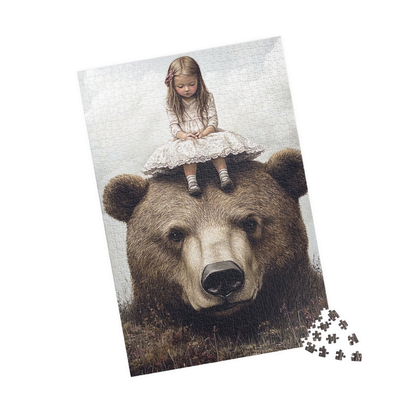 Bear & Girl Puzzle Adventure | 110, 252, 520, 1014-piece | Ideal Gift for Kids, Family Fun, Quiet Time