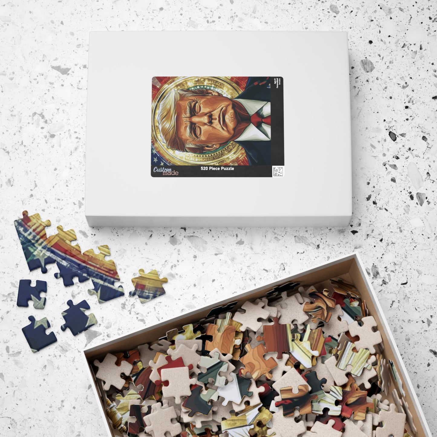 Donald Trump Puzzles - 110, 252, 520, 1014-piece, Unique Gift for Collectors, Fun Family Activity, Home Decor