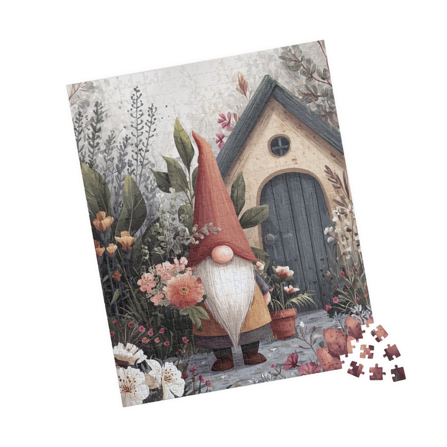 Autumn Gnome Puzzle: 110, 252, 520, 1014-piece, Fun Family Activity, Gift for Garden Lovers, Perfect for Gatherings