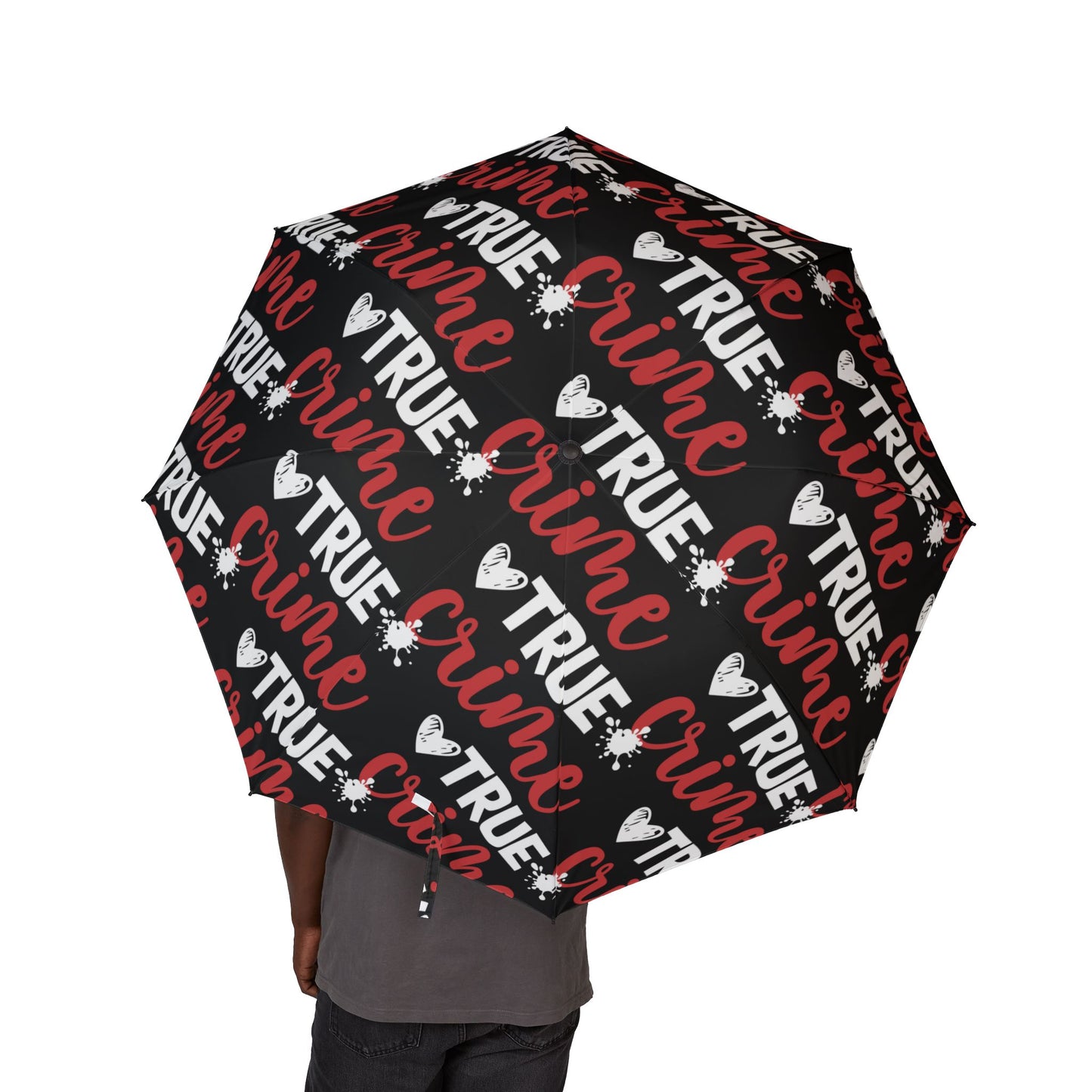 True Crime Umbrella for Trendsetters, Cute Rain Gear, Perfect Gift for Her,Rain Accessory