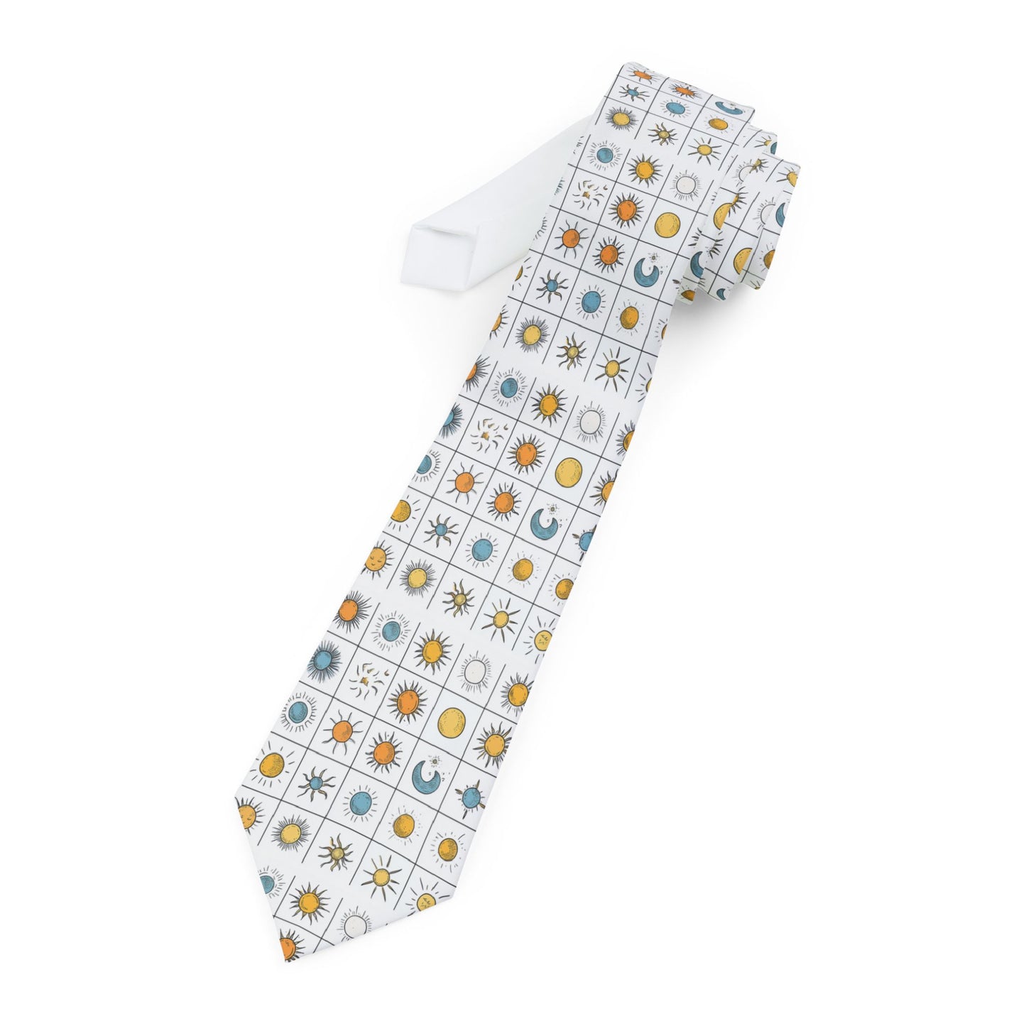 Celestial Necktie - Unique Tie for Men, Astrology Gift, Father's Day, Formal Wear, Statement Piece
