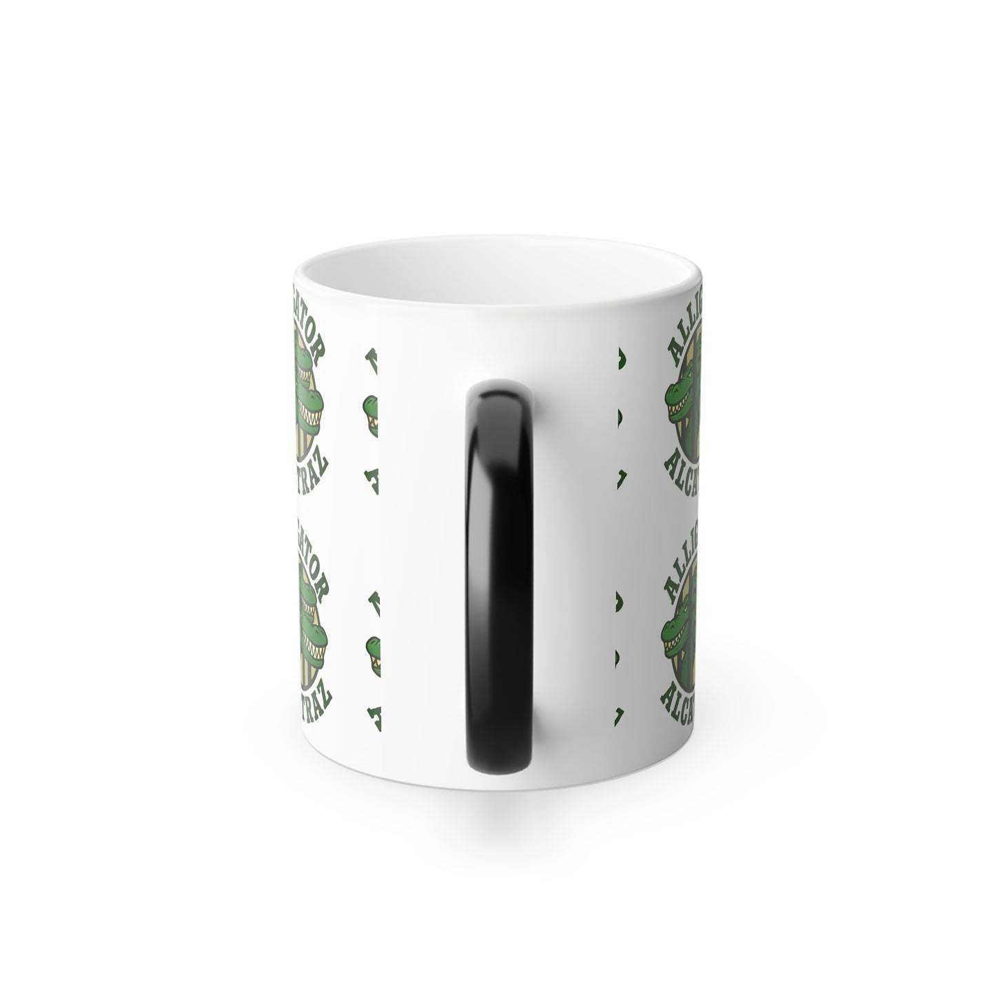 Color Morphing Mug with Alligator Alcatraz Design - Fun Gift for Trump Lovers, Unique Coffee Gift