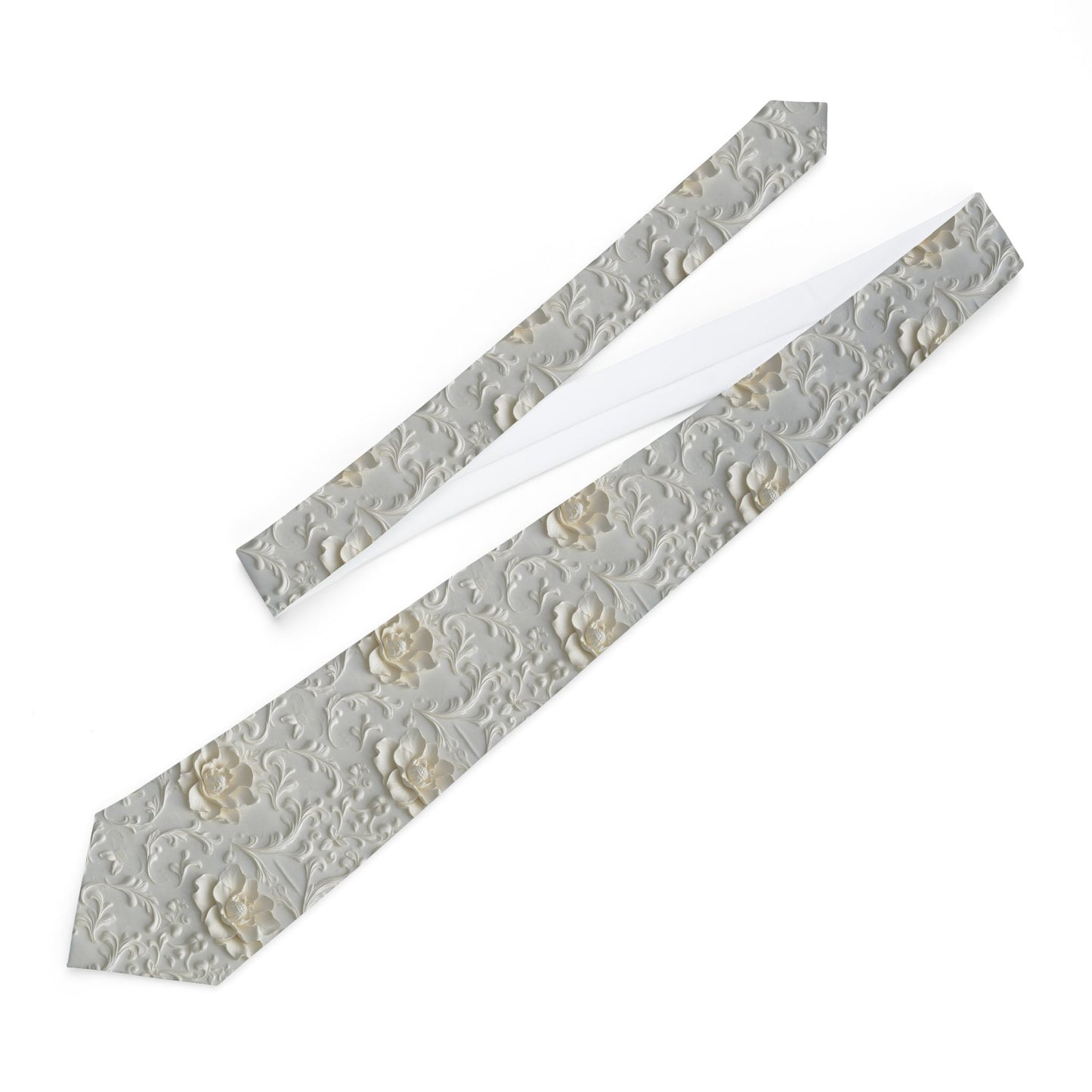 Elegant Floral Necktie, Stylish Tie for Men, Wedding Accessory, Father's Day Gift, Formal Wear, Anniversary Celebration