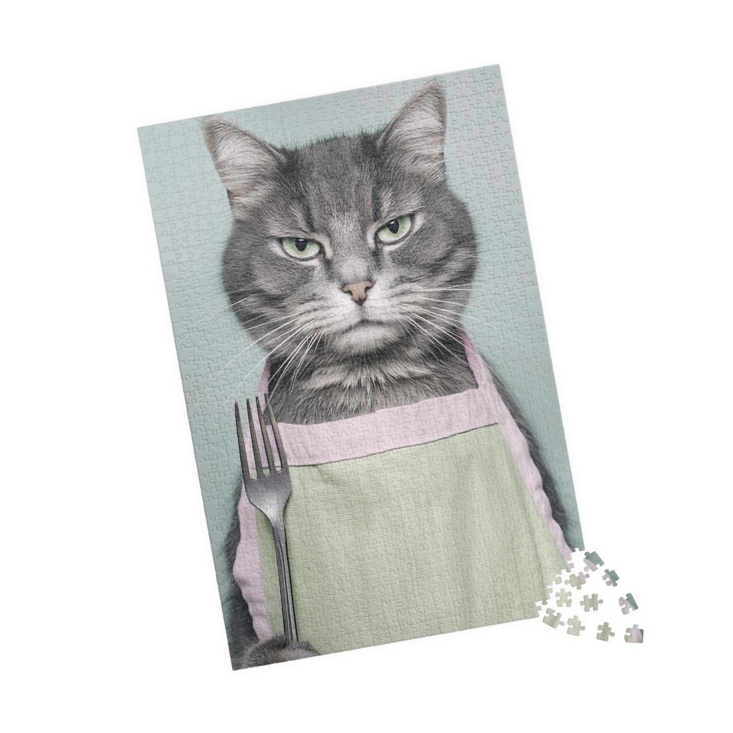 Whimsical Cat-Themed Puzzle, Fun Family Activity, Feline Gift, Cat Lover Décor, Unique Home Entertainment, Playful Challenge