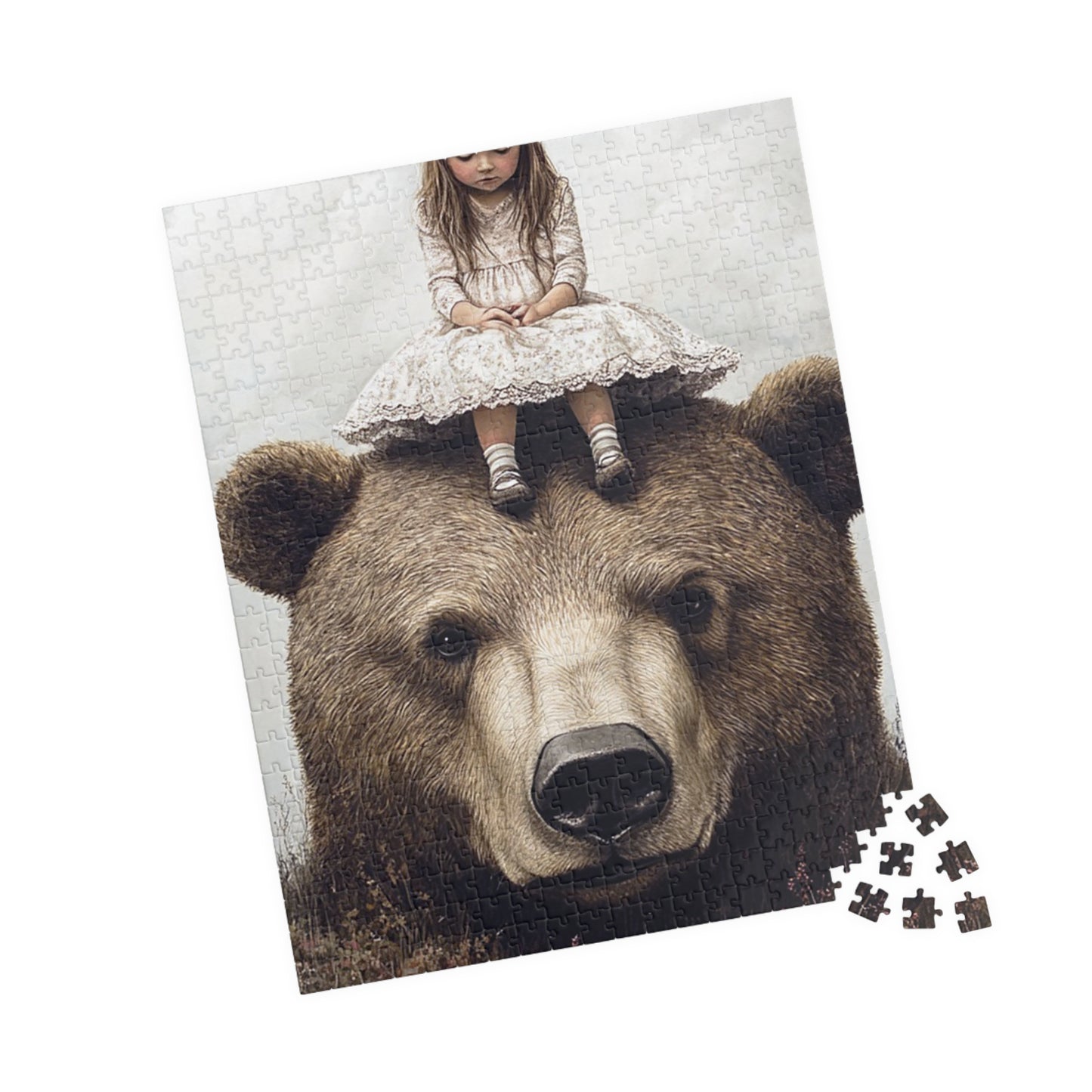 Bear & Girl Puzzle Adventure | 110, 252, 520, 1014-piece | Ideal Gift for Kids, Family Fun, Quiet Time