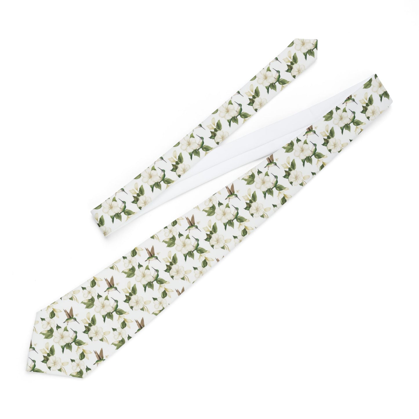 Floral Necktie, Elegant Tie for Formal Events, Wedding Accessory, Gentlemen's Fashion, Nature-Themed Gift, Spring Style