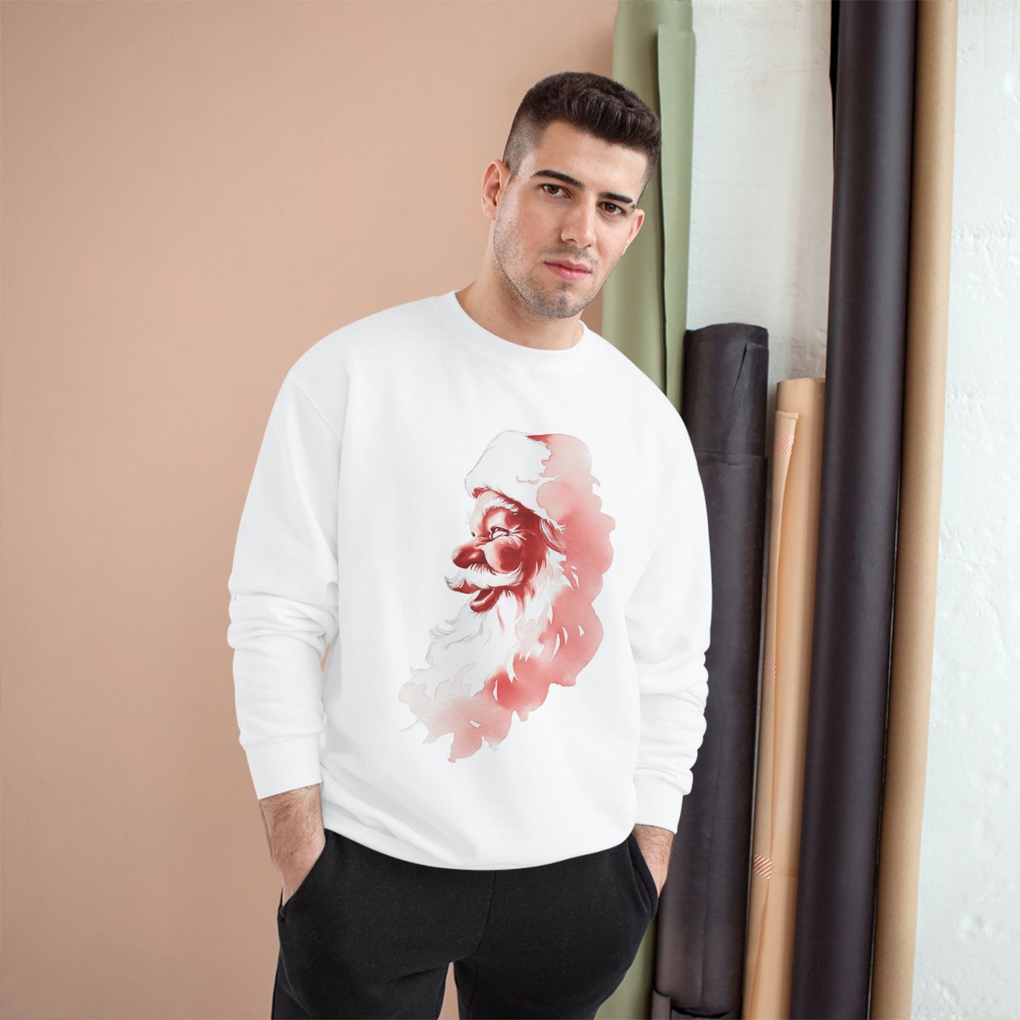 Champion Sweatshirt - The True Santa Mom and Dad Unisex Design