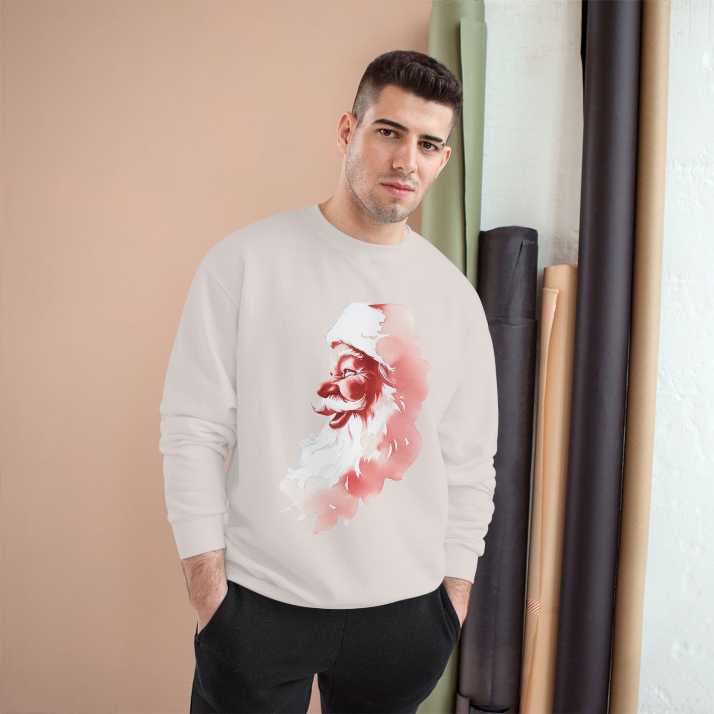 Champion Sweatshirt - The True Santa Mom and Dad Unisex Design