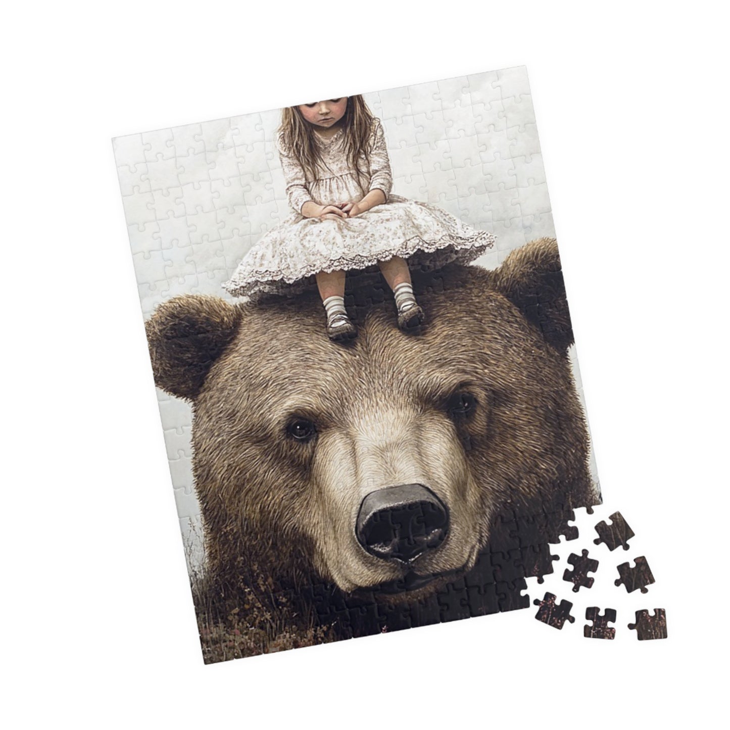 Bear & Girl Puzzle Adventure | 110, 252, 520, 1014-piece | Ideal Gift for Kids, Family Fun, Quiet Time