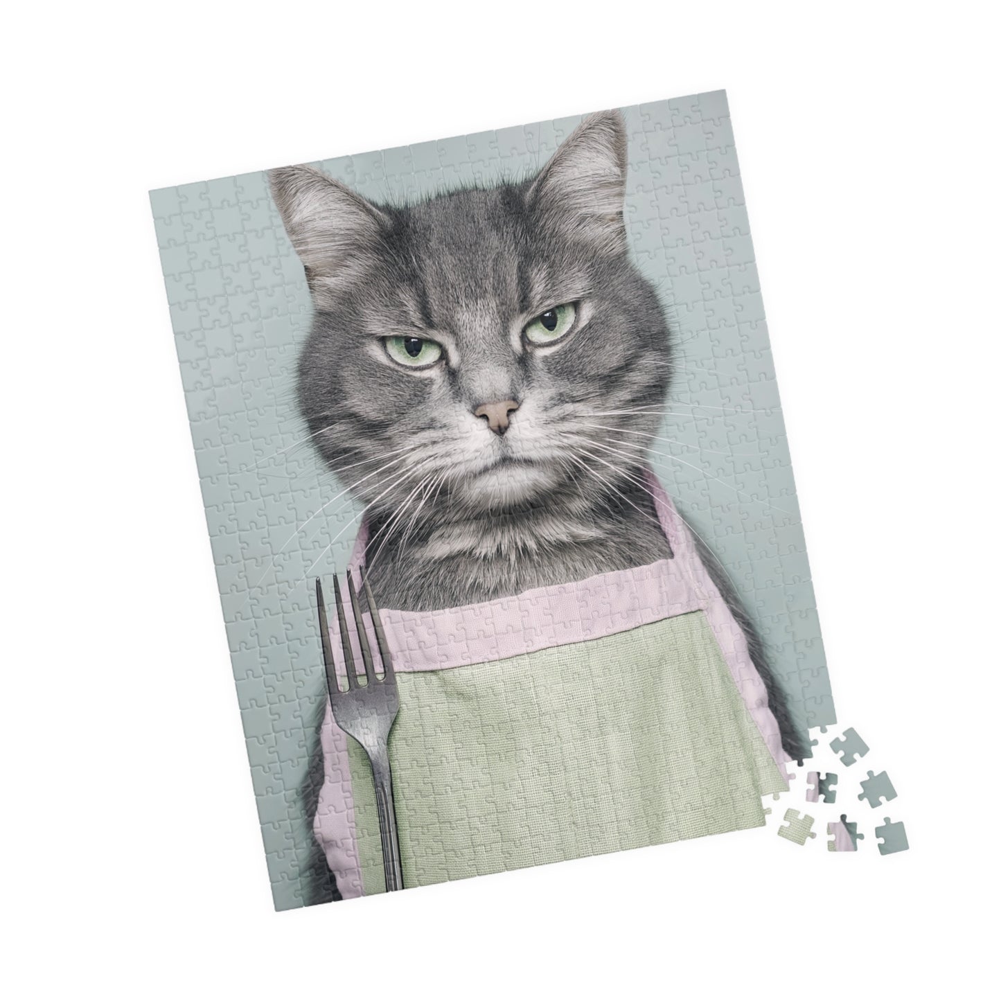 Whimsical Cat-Themed Puzzle, Fun Family Activity, Feline Gift, Cat Lover Décor, Unique Home Entertainment, Playful Challenge